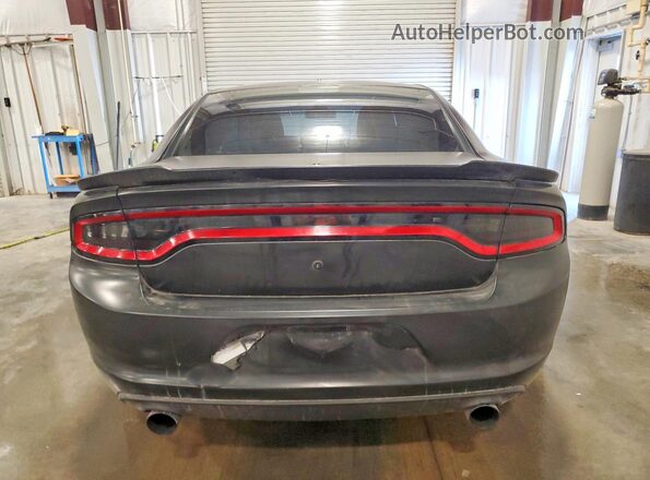 2C3CDXAT7GH188450 2016 DODGE CHARGER Black Rear view