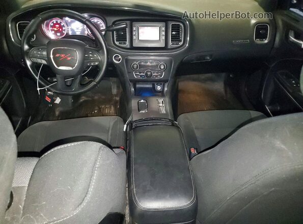 2C3CDXAT7GH188450 2016 DODGE CHARGER Black Dashboard view