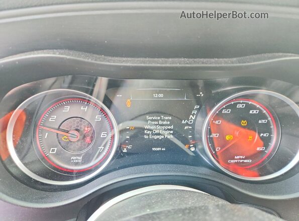 2C3CDXAT8NH116685 2022 DODGE CHARGER Two Tone ხელსაწყოთა პანელის ხედი