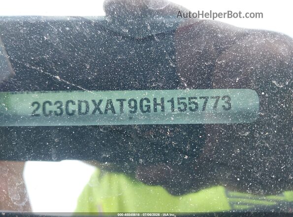 2C3CDXAT9GH155773 2016 DODGE CHARGER White Engine compartment view