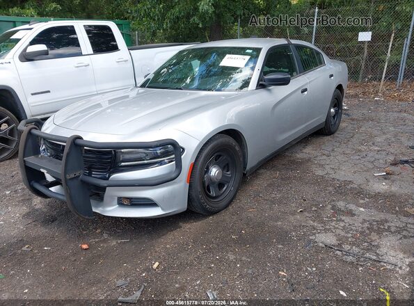 2C3CDXATXHH530930 2017 DODGE CHARGER Серебряный Передняя левая четверть