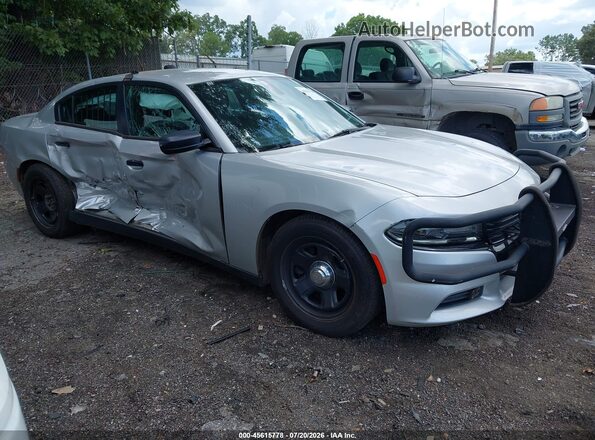 2C3CDXATXHH530930 2017 DODGE CHARGER Серебряный Вид спереди