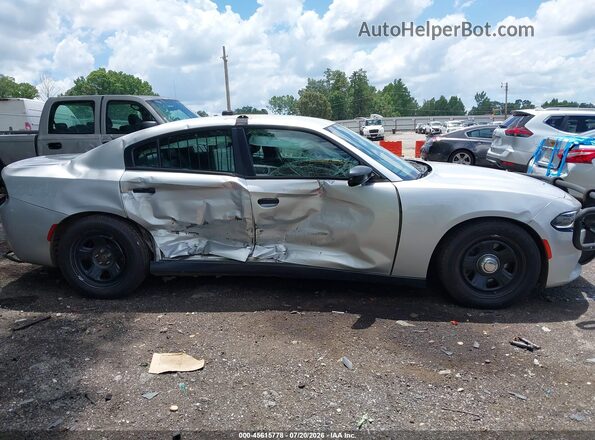 2C3CDXATXHH530930 2017 DODGE CHARGER Серебряный Вид задней части салона