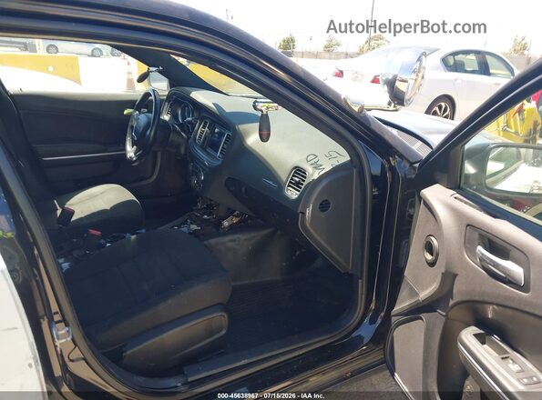 2C3CDXATXJH316235 2018 DODGE CHARGER Black Vista interior delantera