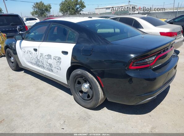 2C3CDXATXJH316235 2018 DODGE CHARGER Black Trasero izquierdo