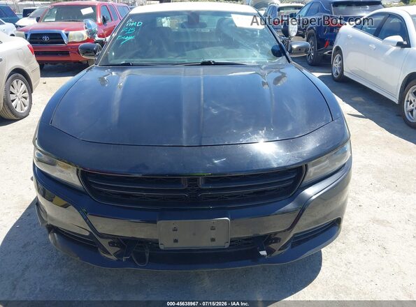 2C3CDXATXJH316235 2018 DODGE CHARGER Black Vista frontal