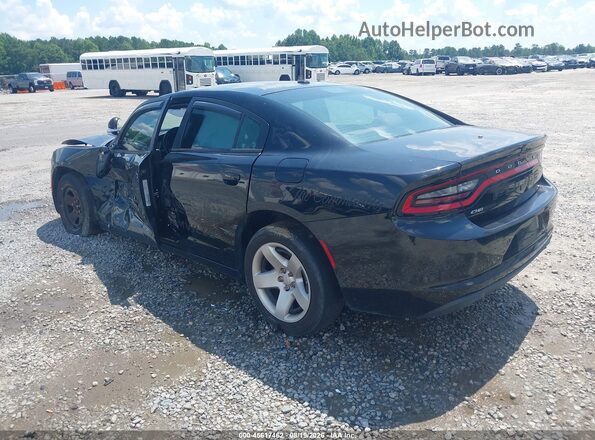 2C3CDXATXJH325663 2018 DODGE CHARGER Black Trasero izquierdo