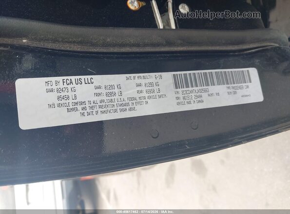 2C3CDXATXJH325663 2018 DODGE CHARGER Black Vista del compartimento del motor