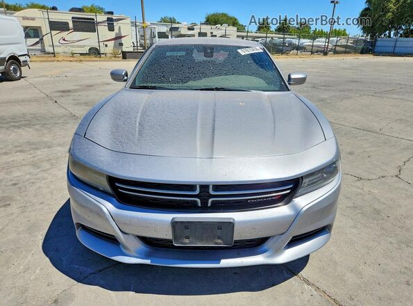 2C3CDXBG0GH186217 2016 DODGE CHARGER Серебряный Вид спереди