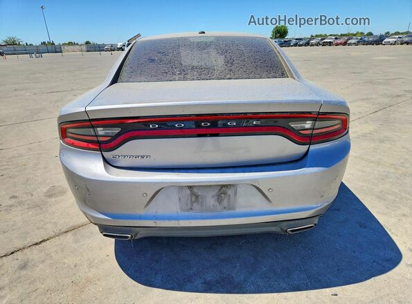 2C3CDXBG0GH186217 2016 DODGE CHARGER Серебряный Вид сзади