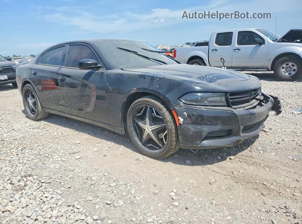 2C3CDXBG0HH623537 2017 DODGE CHARGER Black Delantero derecho