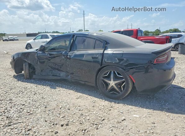 2C3CDXBG0HH623537 2017 DODGE CHARGER Black Trasero izquierdo