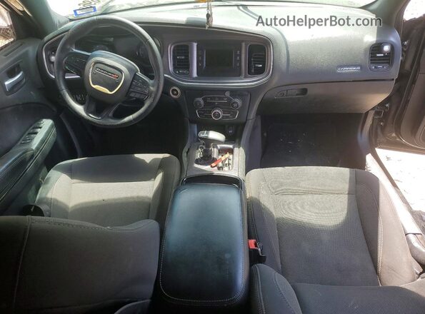 2C3CDXBG0HH623537 2017 DODGE CHARGER Black Vista del salpicadero