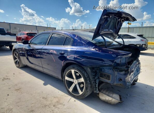 2C3CDXBG0HH627863 2017 DODGE CHARGER Blue უკანა მარცხენა