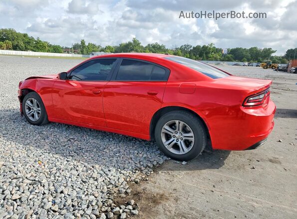 2C3CDXBG0JH232118 2018 DODGE CHARGER Red Trasero izquierdo