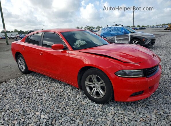 2C3CDXBG0JH232118 2018 DODGE CHARGER Red Delantero derecho