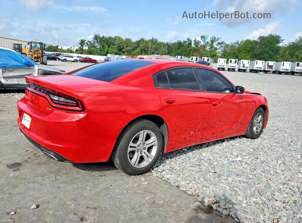 2C3CDXBG0JH232118 2018 DODGE CHARGER Red Trasero derecho