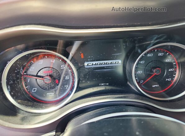 2C3CDXBG0KH640815 2019 DODGE CHARGER Burgundy Սարքավորումների վահանակի տեսք