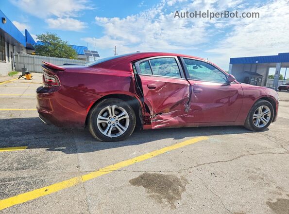 2C3CDXBG0KH640815 2019 DODGE CHARGER Burgundy Հետևի աջ