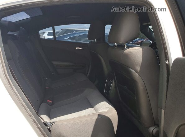 2C3CDXBG0KH664306 2019 DODGE CHARGER White Rear seats view