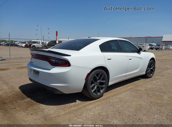 2C3CDXBG0KH670770 2019 DODGE CHARGER Белый Задняя правая четверть