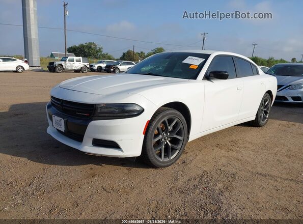 2C3CDXBG0KH670770 2019 DODGE CHARGER Белый Передняя левая четверть