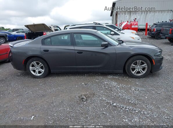 2C3CDXBG0KH725363 2019 DODGE CHARGER Gray Вид задньої частини салону