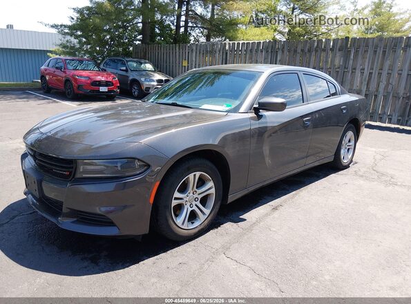 2C3CDXBG0LH190133 2020 DODGE CHARGER Gray წინა მარცხენა ხედი სამი მეოთხედიდან