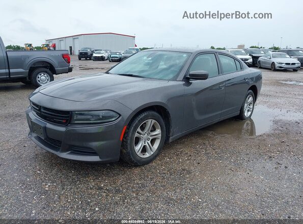 2C3CDXBG0LH190178 2020 DODGE CHARGER Gray Przód lewy