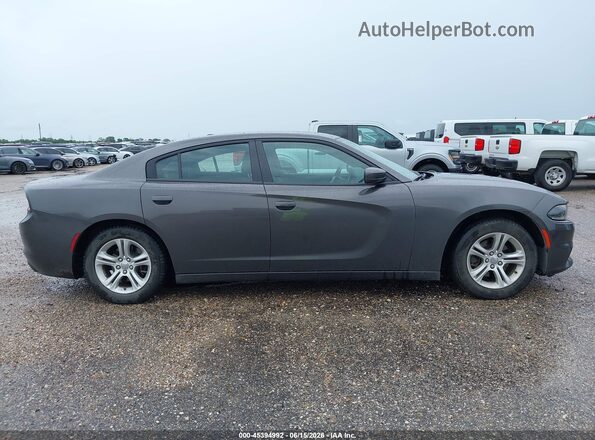 2C3CDXBG0LH190178 2020 DODGE CHARGER Gray Widok wnętrza z tyłu