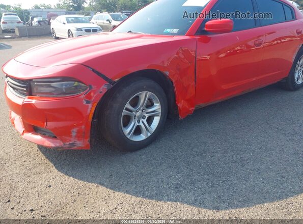 2C3CDXBG0LH204161 2020 DODGE CHARGER Красный Вид спереди