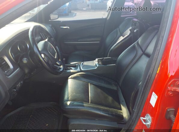 2C3CDXBG0LH204161 2020 DODGE CHARGER Красный Вид салона спереди
