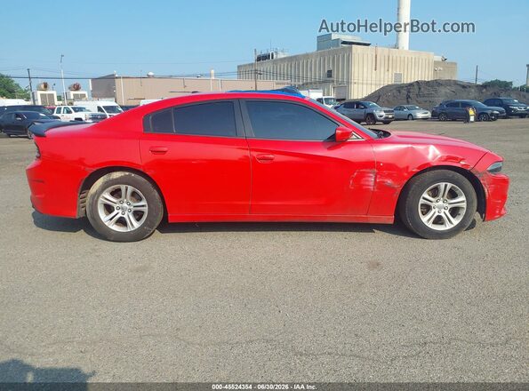 2C3CDXBG0LH204161 2020 DODGE CHARGER Красный Вид задней части салона