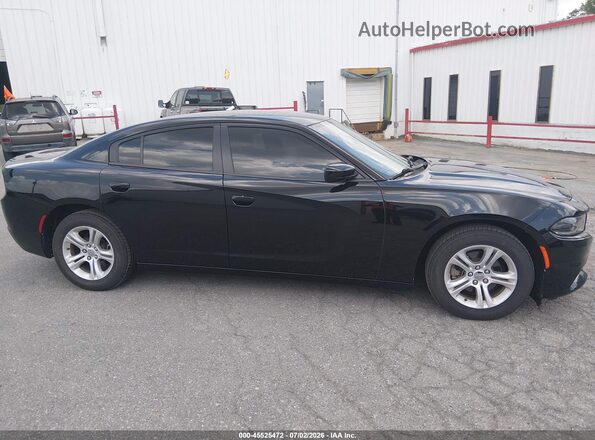 2C3CDXBG0MH616064 2021 DODGE CHARGER Black Widok wnętrza z tyłu