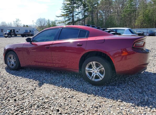 2C3CDXBG0MH624522 2021 DODGE CHARGER Burgundy Rear left