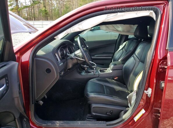 2C3CDXBG0MH624522 2021 DODGE CHARGER Burgundy Front interior view