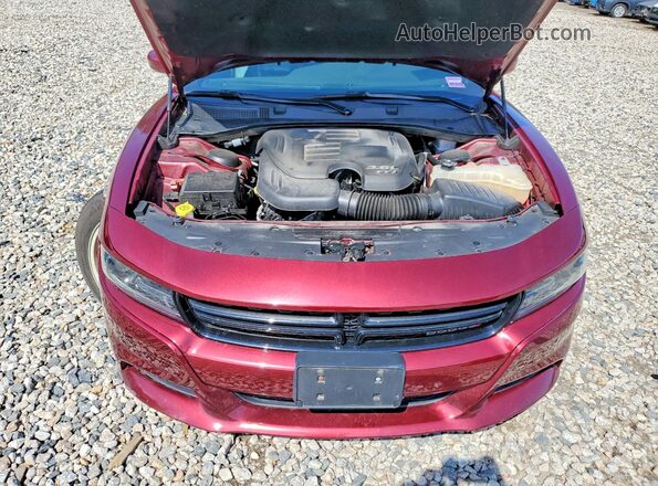 2C3CDXBG0MH624522 2021 DODGE CHARGER Burgundy Rear interior view