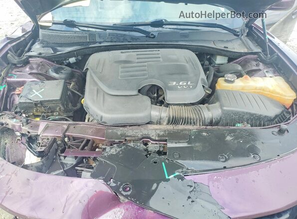 2C3CDXBG0MH624763 2021 DODGE CHARGER Purple Սալոնի հետևի տեսք