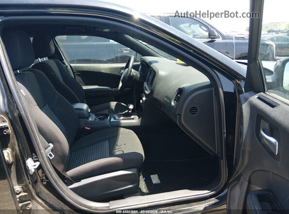 2C3CDXBG0MH633768 2021 DODGE CHARGER Black წინა სალონის ხედი