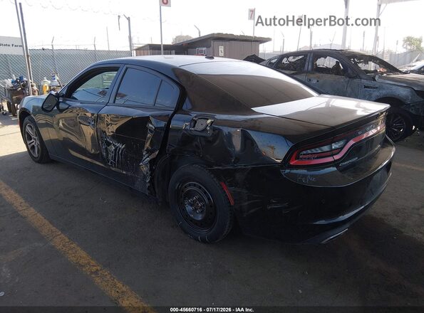 2C3CDXBG0MH642230 2021 DODGE CHARGER Black Հետևի ձախ