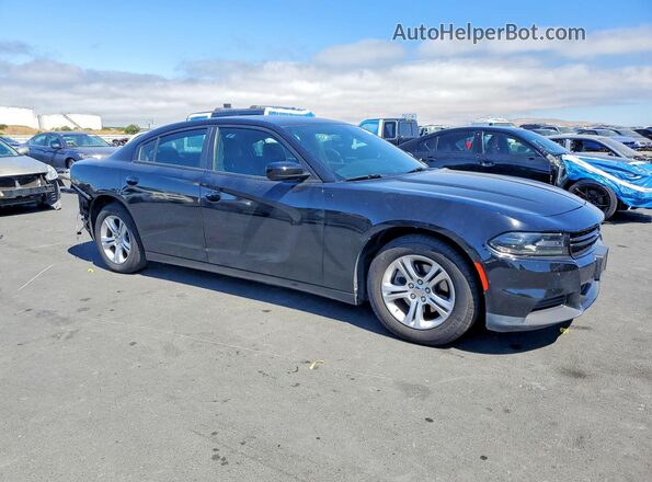 2C3CDXBG0MH642468 2021 DODGE CHARGER Black Front right