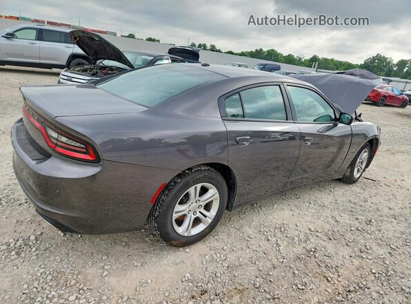 2C3CDXBG0MH642731 2021 DODGE CHARGER Gray Trasero derecho