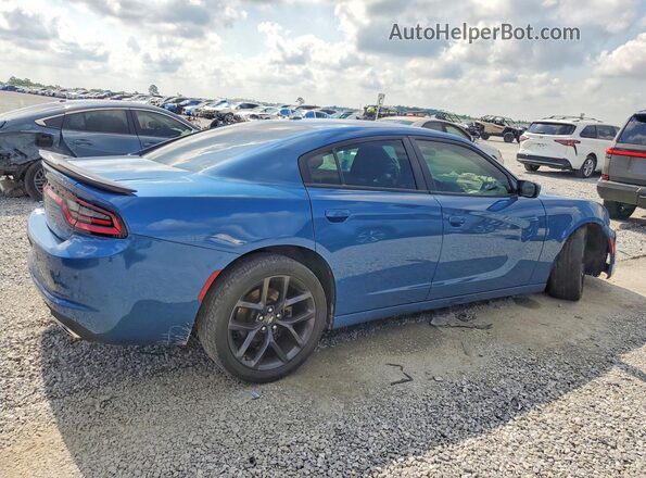 2C3CDXBG0MH682601 2021 DODGE CHARGER Blue უკანა მარჯვენა