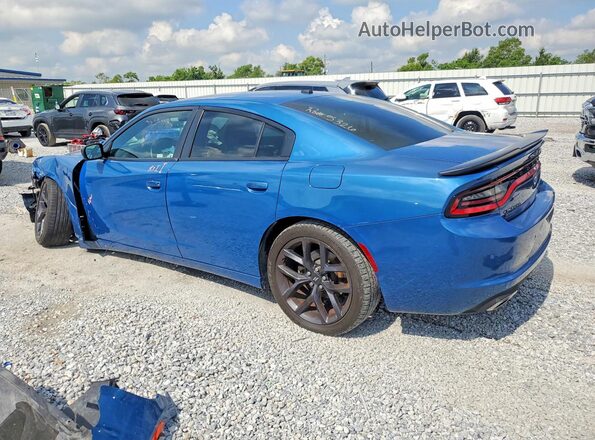 2C3CDXBG0MH682601 2021 DODGE CHARGER Blue უკანა მარცხენა