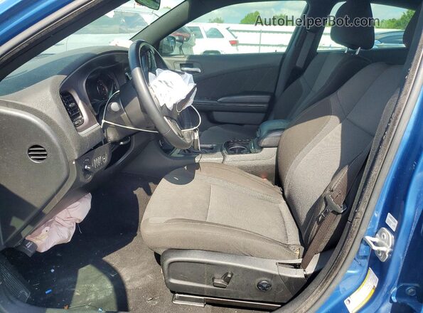 2C3CDXBG0MH682601 2021 DODGE CHARGER Blue წინა სალონის ხედი