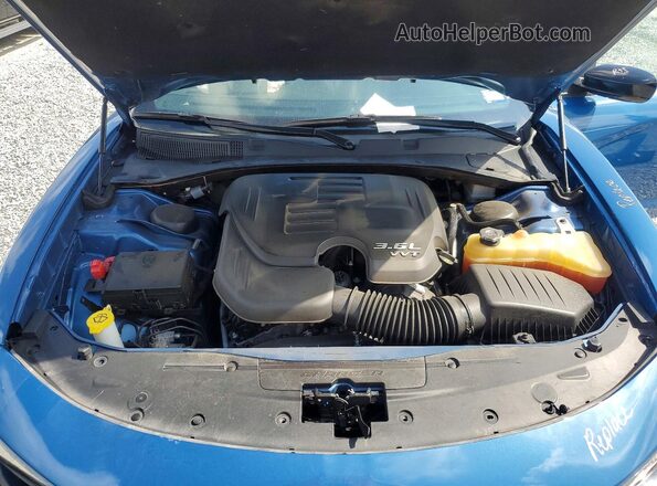 2C3CDXBG0MH682601 2021 DODGE CHARGER Blue უკანა სალონის ხედი