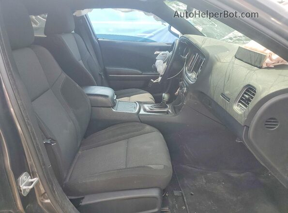 2C3CDXBG0NH118884 2022 DODGE CHARGER Charcoal Вид салону спереду