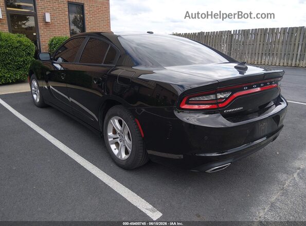2C3CDXBG0NH145096 2022 DODGE CHARGER Black Հետևի ձախ