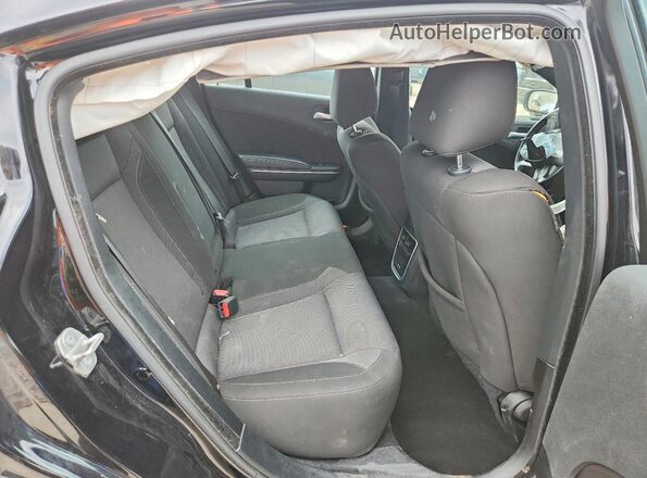 2C3CDXBG0NH192564 2022 DODGE CHARGER Black Vista de los asientos traseros