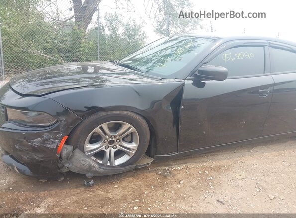 2C3CDXBG0NH197117 2022 DODGE CHARGER Black Front view